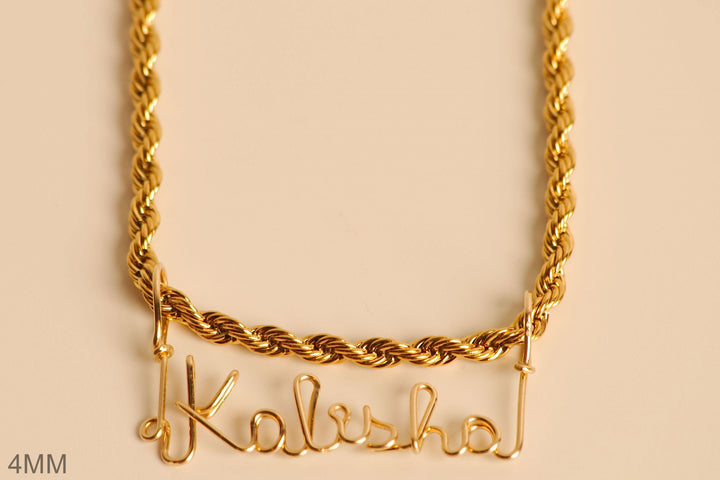 10 Karat Gold Birthstone Necklace